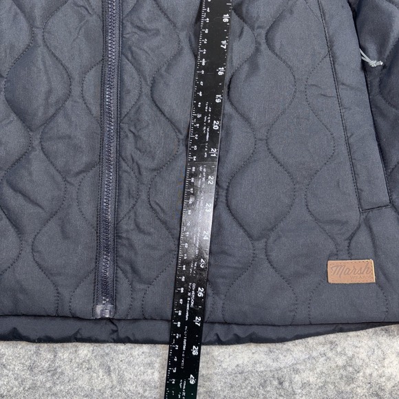 New Marsh Wear Barnwell Puffer Jacket Women's XL Black Premium Outdoor Fishing - Picture 11 of 12